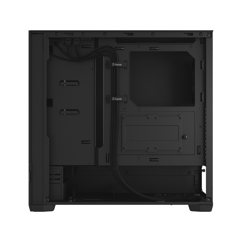 Корпус ПК без блока Case Fractal Design Pop Air Solid, Midi-Tower, 3x120mm, 2xUSB-A 3.2 ATX, mATX, mITX Black, фото 9