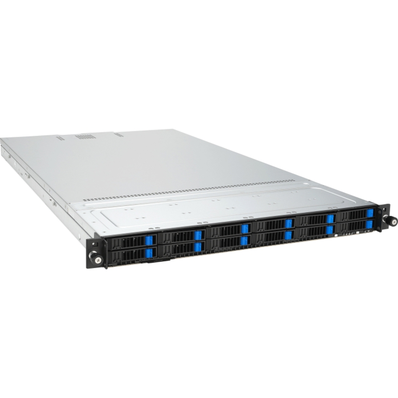 Серверная платформа ASUS RS700A-E12-RS12U, 1U, 2 x LGA6096 400W, 24 x DDR5 4800, 12x 2.5" hsb NVMe, 1 x dual-slot GPU, 2 x M.2 2280 (ASUS 90SF02D1-M00MN0), фото 3