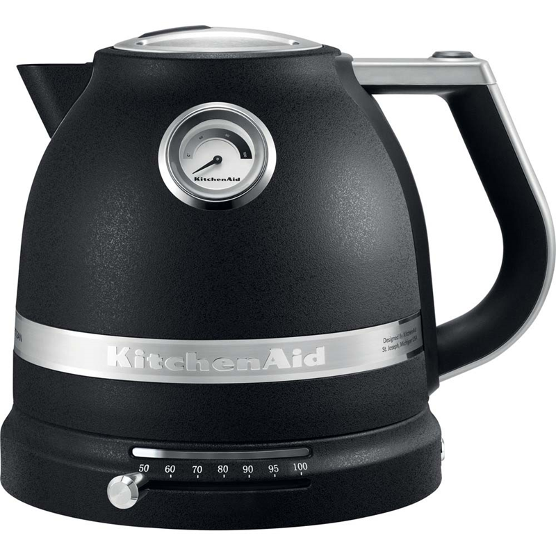 Электрочайник KitchenAid Artisan 5KEK1522EBK, 1,5 л, 2400 Вт, регулировка температуры, чугун, фото 2