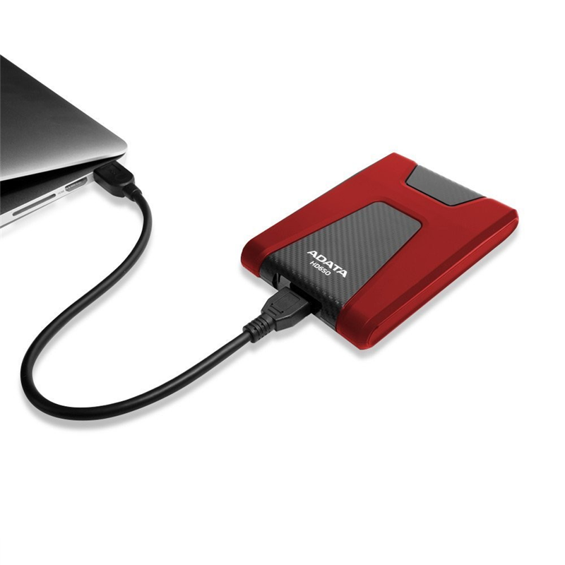 Внешний накопитель ADATA AHD650-1TU31-CRD, HDD 1 ТБ, USB 3.2 Gen 1 Type-A, фото 7