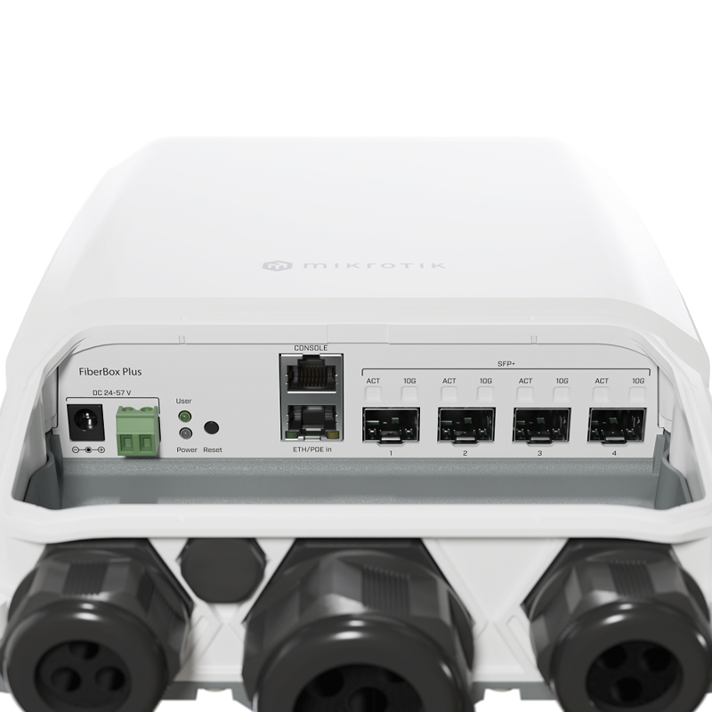 Коммутатор Mikrotik FiberBox Plus CRS305-1G-4S+OUT уличный, 4 SFP+, 1 порт 1 Гбит/с, фото 5