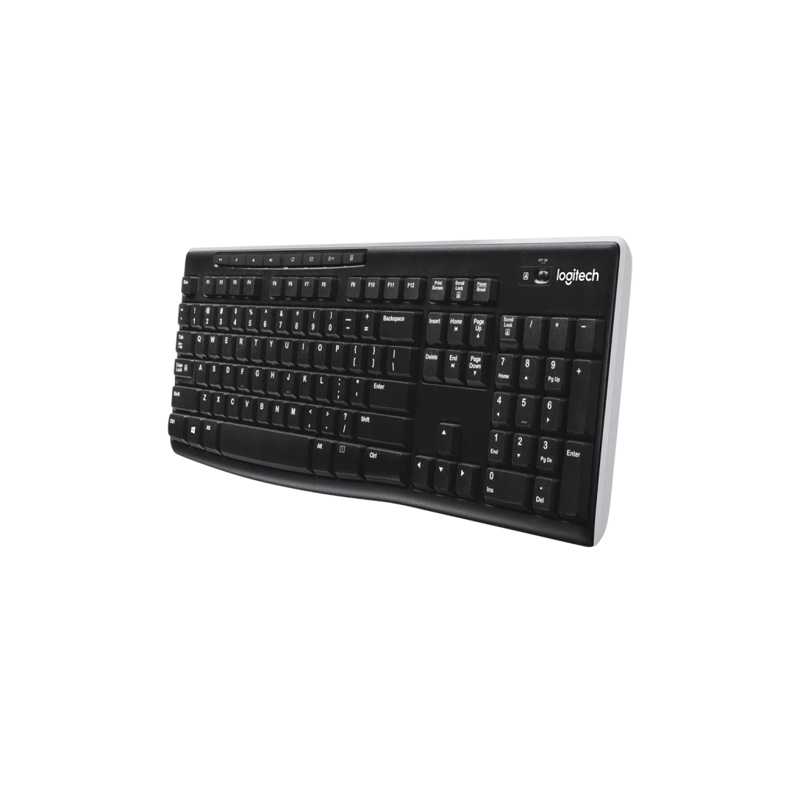 Клавиатура Logitech K270, радиоканал, чёрный, раскладка английская, фото 2