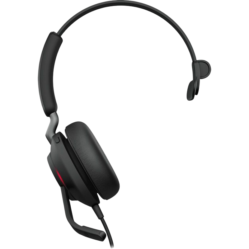 Гарнитура Jabra Evolve2 40 SE MS Mono, проводная, на одно ухо, USB-C и USB-A, три микрофона, фото 2