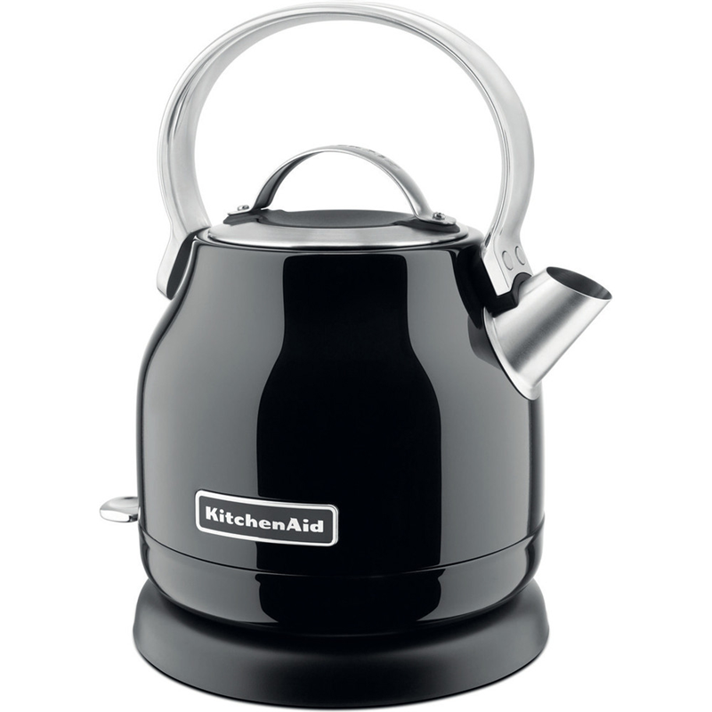 Электрочайник KitchenAid Classic 5KEK1222EOB, 1,25 л, 2200 Вт, чёрный, фото 3