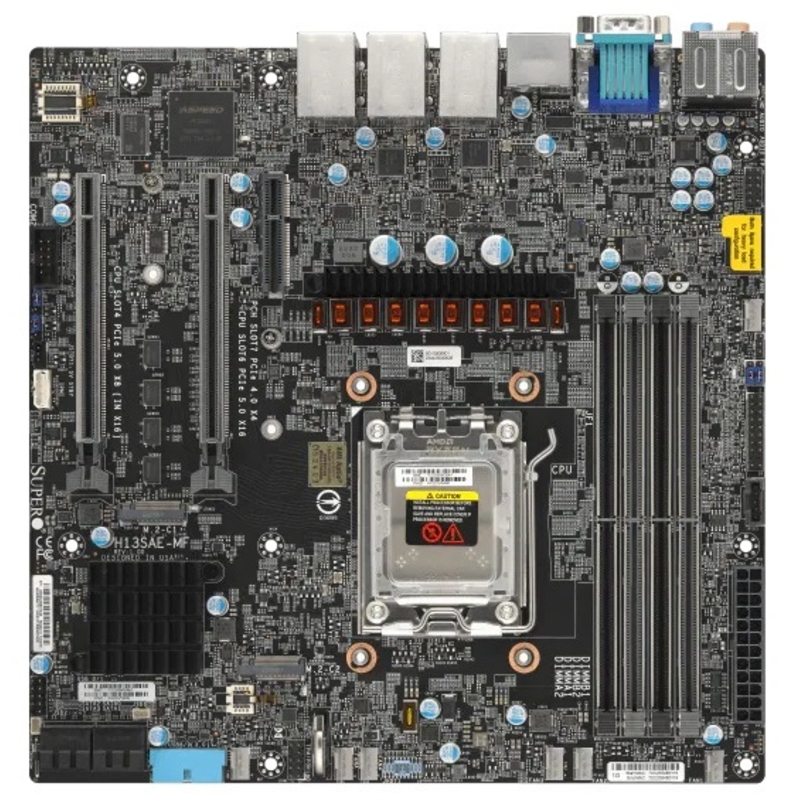Серверная платформа Supermicro Mainstream Server Mini-Tower, 1x LGA1718 (AMD EPYC™ 4004 4005; Ryzen™ 7000 9000), 4x DDR5 Up to 192GB (SuperMicro AS-3015A-I), фото 7