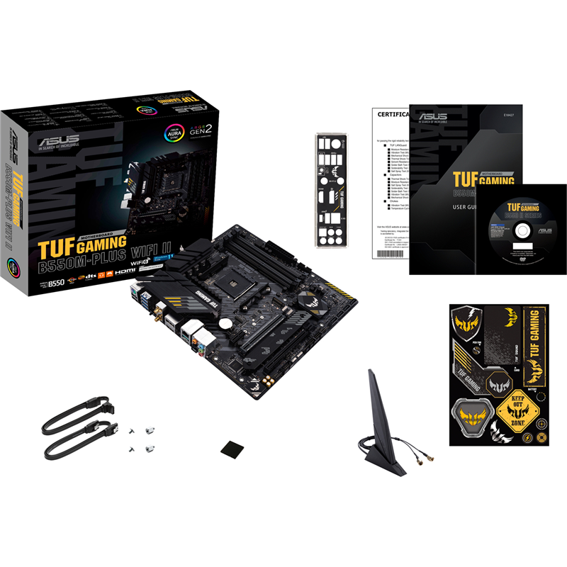 Материнская плата ASUS TUF B550M-PLUS WIFI II, AM4, AMD B550, mATX, DDR4, фото 8