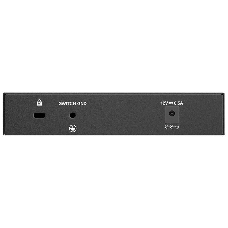 Коммутатор D-Link DMS-107 неуправляемый, 5 портов 1 Гбит/с, 2 порта 2,5 Гбит/с, без вентилятора, фото 4