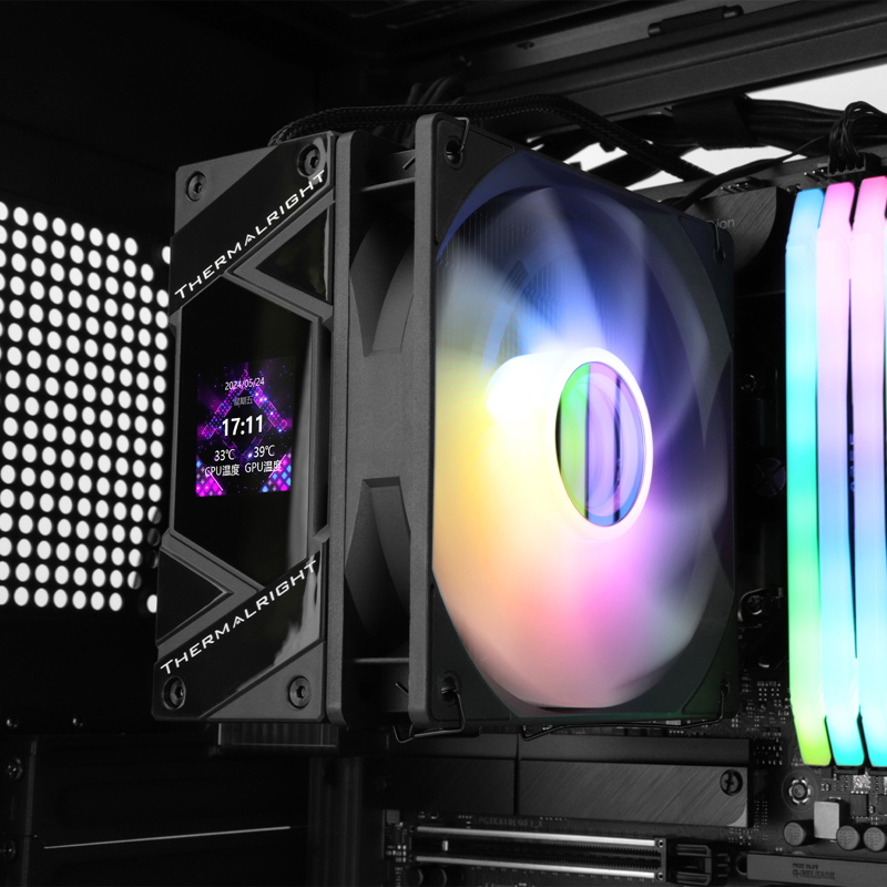 Кулер для процессора Thermalright Assassin Spirit 120 Vision ARGB, вентилятор 120 мм, чёрный, фото 8