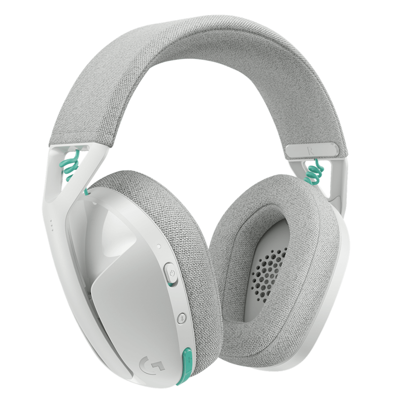 Гарнитура Logitech G321 LIGHTSPEED, радиоканал, Bluetooth 5.2, полноразмерные, белый, микрофон поворотный, фото 3