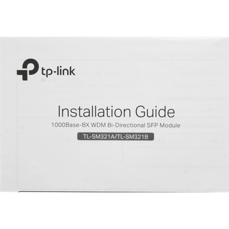 Трансивер TP-Link SM321B SFP 1000Base-BX WDM, одно волокно SM, LC, Tx 1310/Rx 1550 нм, до 20 км, фото 3