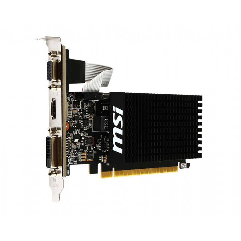 Видеокарта MSI NVIDIA GeForce GT 710, 2 ГБ видеопамяти, DDR3, PCI Express 2.0, фото 3