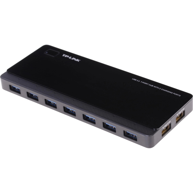 Концентратор 7 ports USB 3.0 Hub with 2 power charge ports (2.4A Max), Desktop, a 12V/4A power adapter included (TP-Link UH720), фото 3