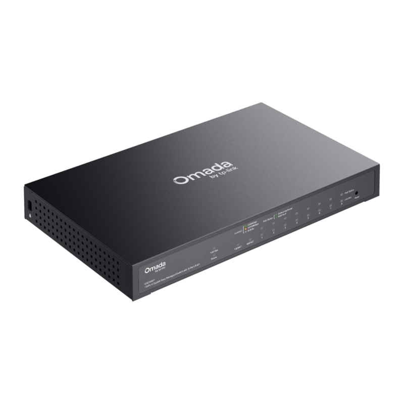 Коммутатор TP-Link Omada ES210GP с облегчённым управлением, 10 портов 1 Гбит/с, 8 портов PoE+, фото 4