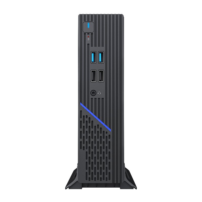 Корпус для ПК Foxline FL-109-AD120-DC, с БП 120 Вт, чёрный, фото 2
