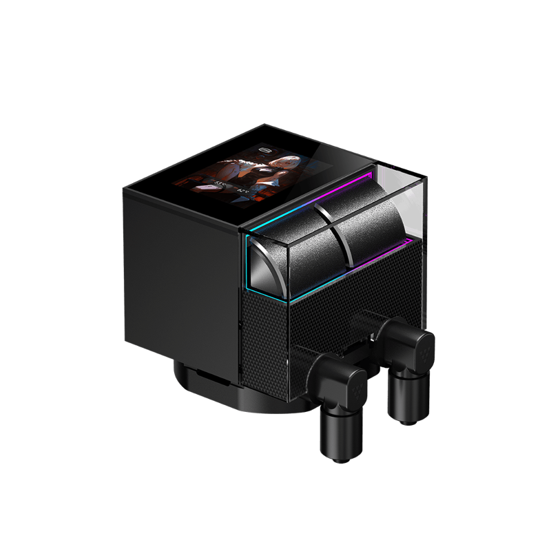 Система жидкостного охлаждения PcCooler DS360 ARGB Display BK, вентилятор 120 мм, шум 39.8 дБА, AM5, фото 3