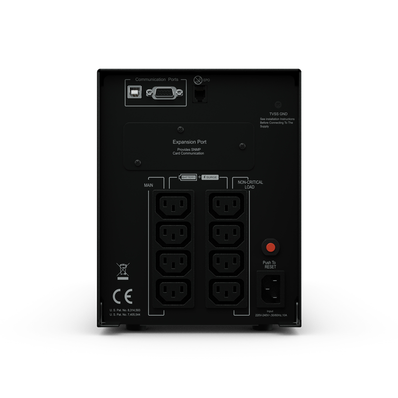 ИБП Cyberpower PR1000ELCD, 1000 ВА, 900 Вт, Line-Interactive, 8 розеток, IEC C13, фото 3