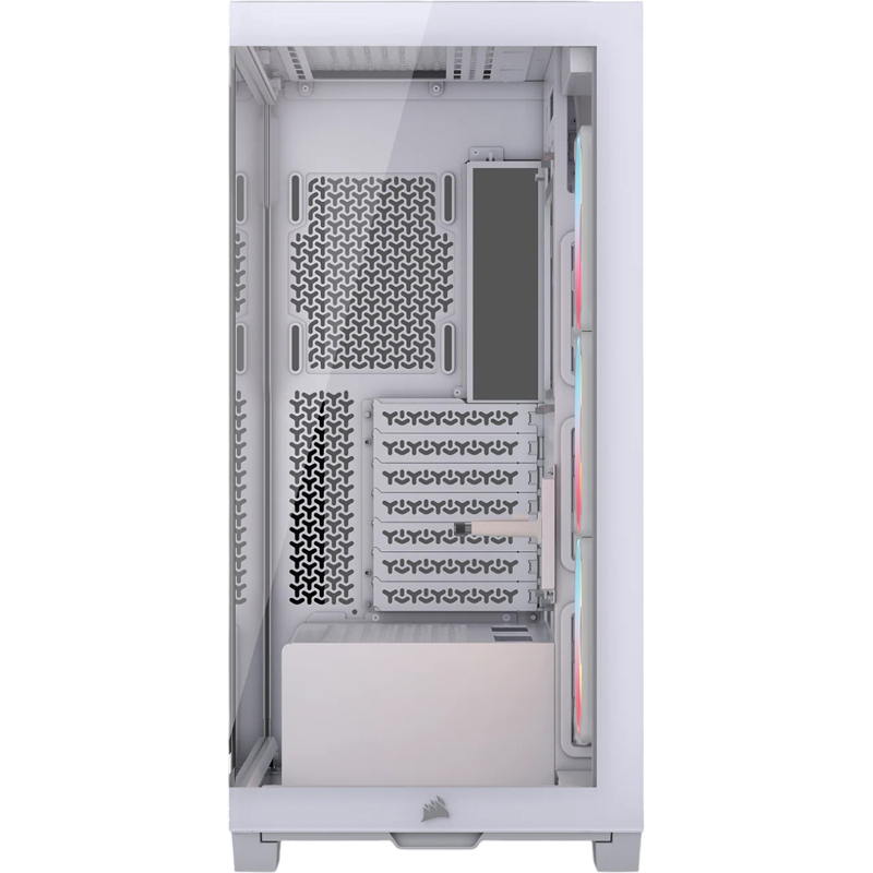 Корпус для ПК Corsair 3500X LX-R RGB iCUE LINK, Midi Tower, белый, под ATX, E-ATX, mATX, Mini-ITX, фото 3