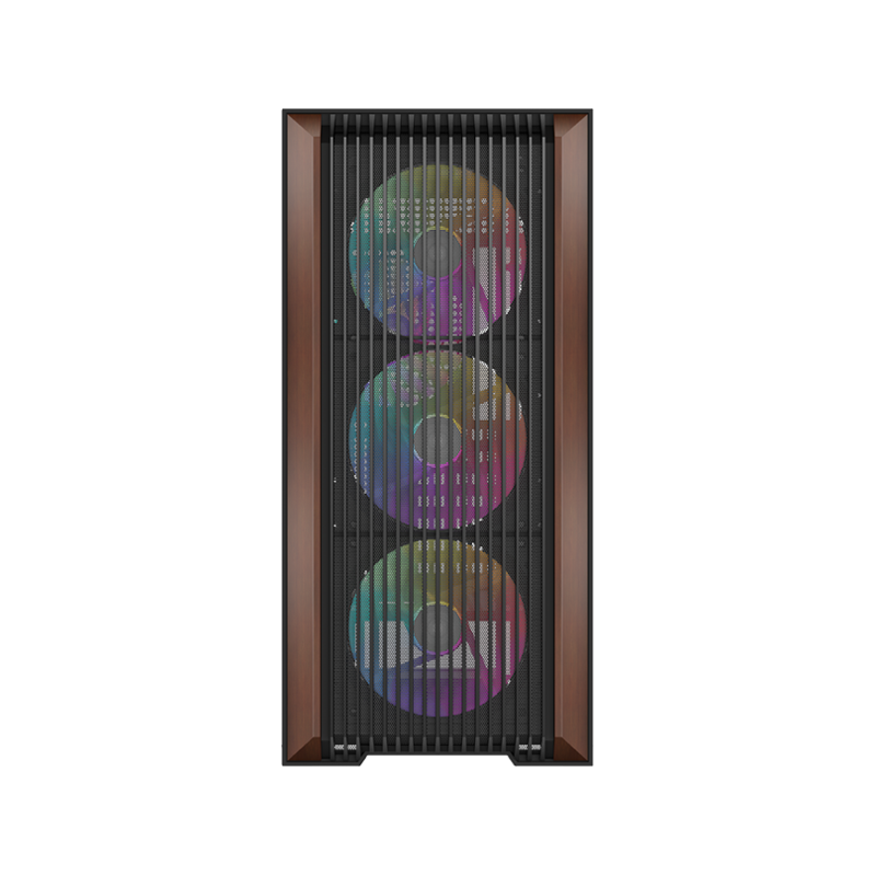 Корпус для ПК Sama Z60, Midi Tower, чёрный, под ATX, mATX, mITX, материал закалённое стекло, сталь, фото 2