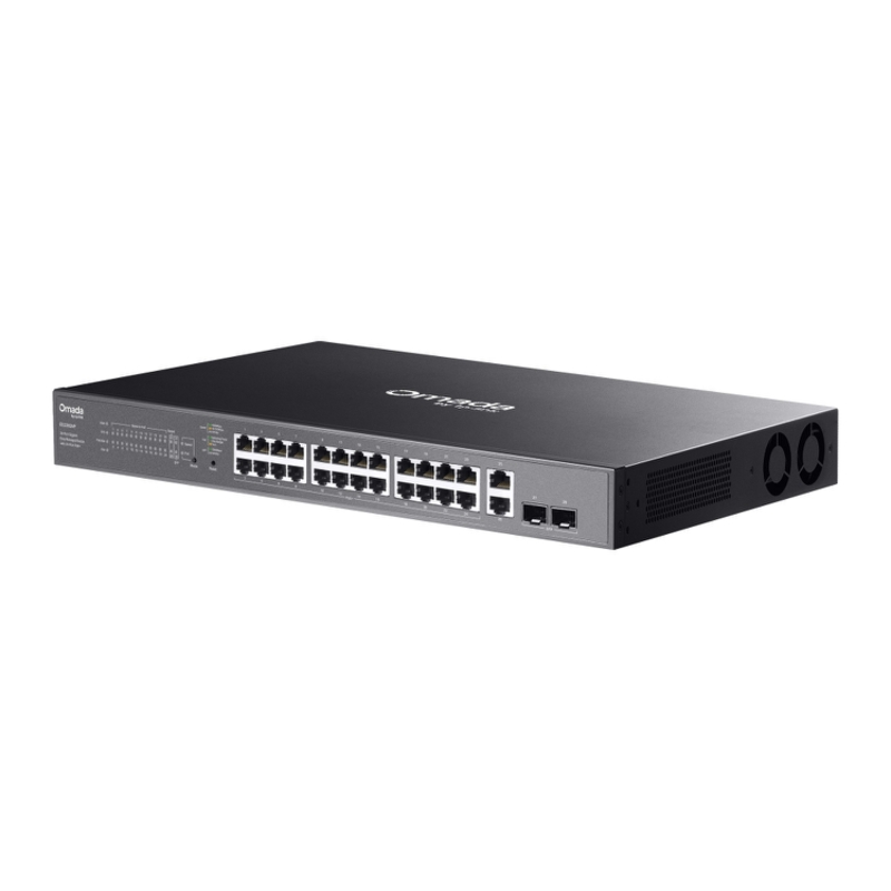Коммутатор TP-Link Omada ES228GMP с облегчённым управлением, 28 портов 1 Гбит/с, 24 порта PoE+, фото 3