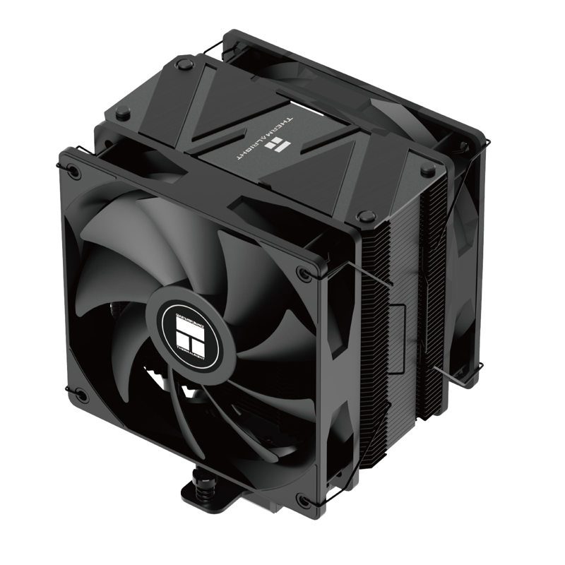 Кулер для процессора Thermalright Burst Assasin 120 EVO Dark, вентилятор 120 мм, шум 25.6 дБА, фото 4