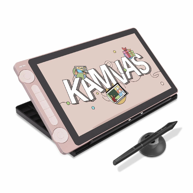 Интерактивный дисплей Сенсорный Huion KAMVAS 13 Gen 3 Pink, 13.3 ″, 16384 уровней нажима, фото 4