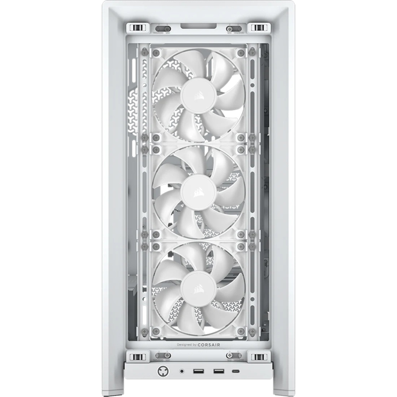 Корпус для ПК Corsair Frame 4000D RS, Midi Tower, белый, под ATX, E-ATX, mATX, Mini-ITX, фото 3