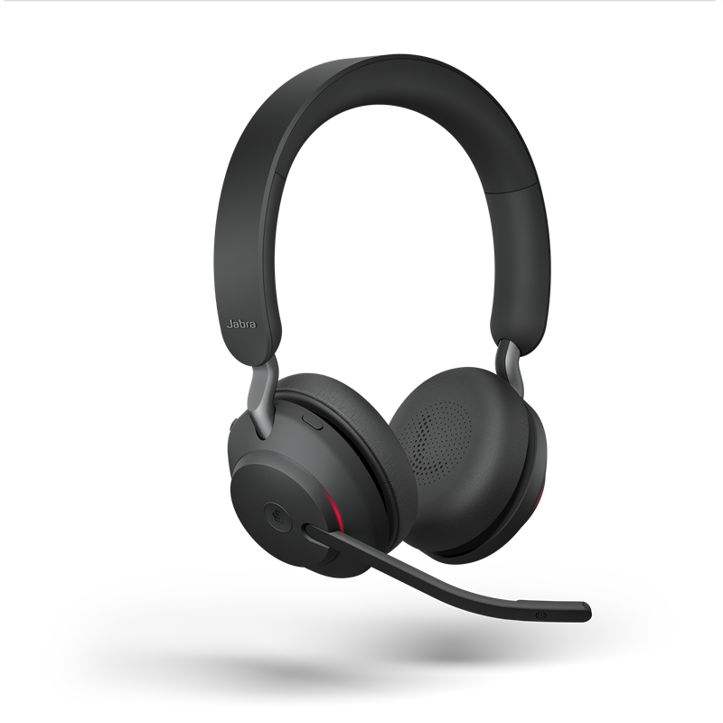 Гарнитура Jabra Evolve2 65 MS Stereo с зарядной подставкой, Bluetooth 5.0, адаптер Link 380c USB-C, фото 3