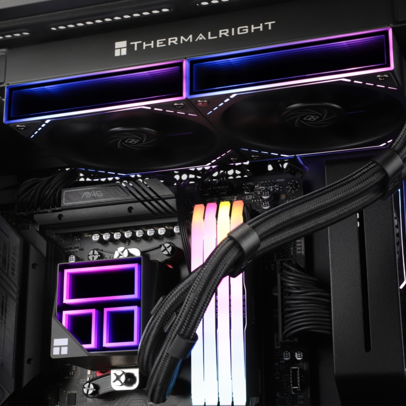 Система жидкостного охлаждения Thermalright Frozen Infinity 240, вентилятор 120 мм, чёрный, фото 9
