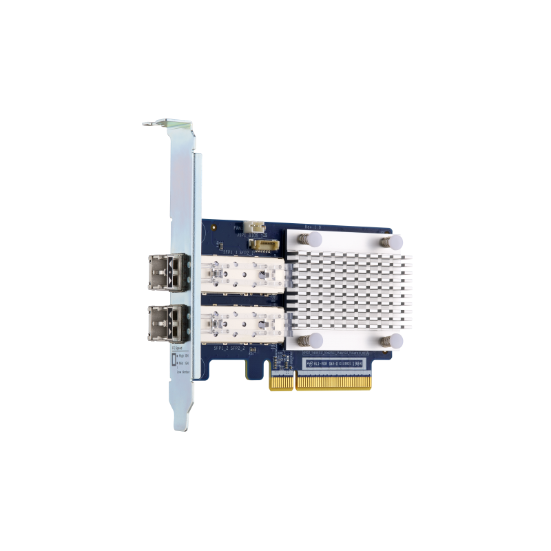 Сетевая карта QNAP QXP-16G2FC Dual-port Fiber Channel adapter, 2 x 16 Gb s SFP +, PCIe Gen3 x8. For QTS OS ONLY (QNAP QXP-16G2FC), фото 2