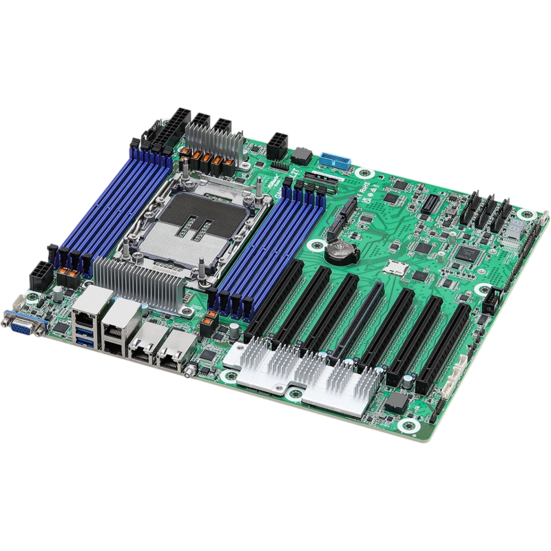 Материнская плата ASRock GNRD8-2L2T, CEB, 1x LGA 4710 Intel Xeon 6700P-series 6500P-series 6700E-series, 8x DDR5 RDIMM, MRDIMM (ASRock 90-SXGDS0-A0UAN1F), фото 3