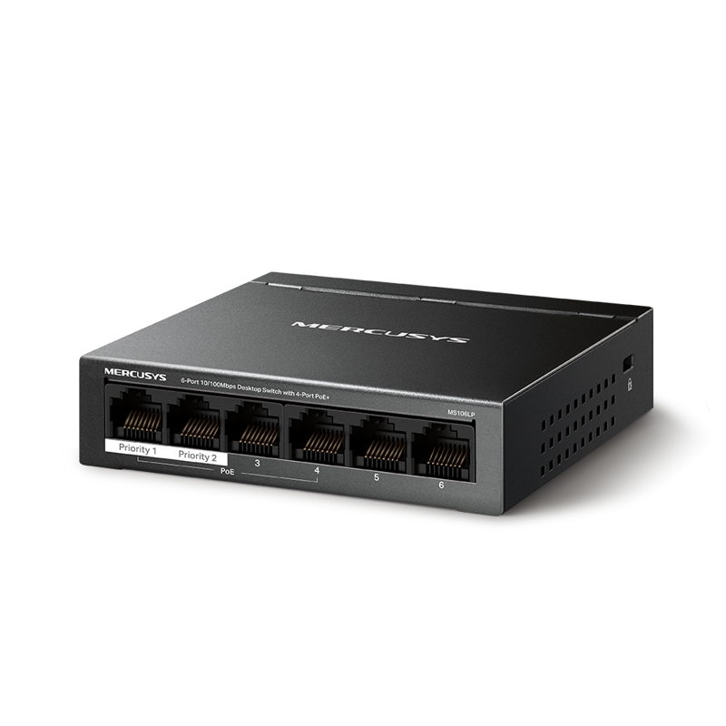 Коммутатор Mercusys 6-Port 10, неуправляемый, MS106LP, фото 2