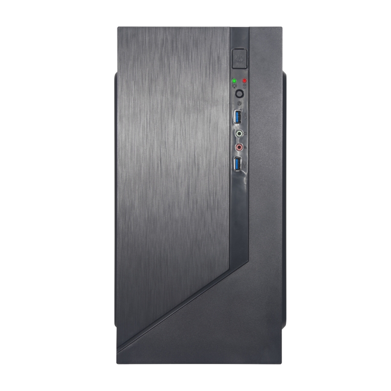Корпус без блока Case Forza mATX case, black, w/o PSU, w/2xUSB3.0, no pwr cord, w/o FAN, фото 2