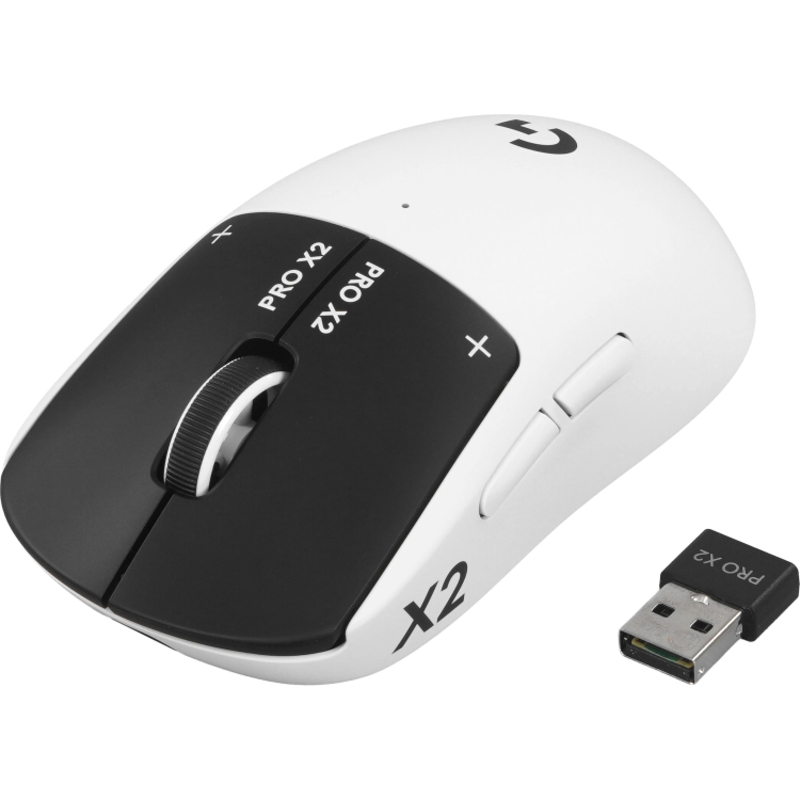 Мышь Logitech G Pro X2 Superstrike, радиоканал, 44000 dpi, белый, чёрный, фото 7