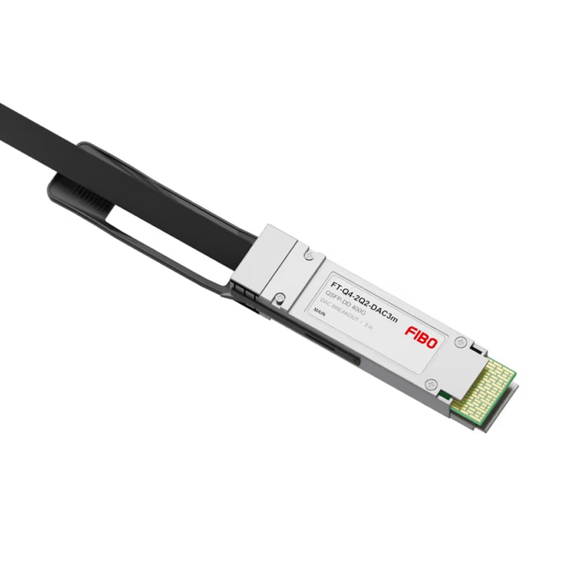 Кабель DAC FIBO FT-Q4-2Q2-DAC3m, QSFP56-DD 400 Гбит/с на 2 × QSFP56 200 Гбит/с, 3 м, фото 3