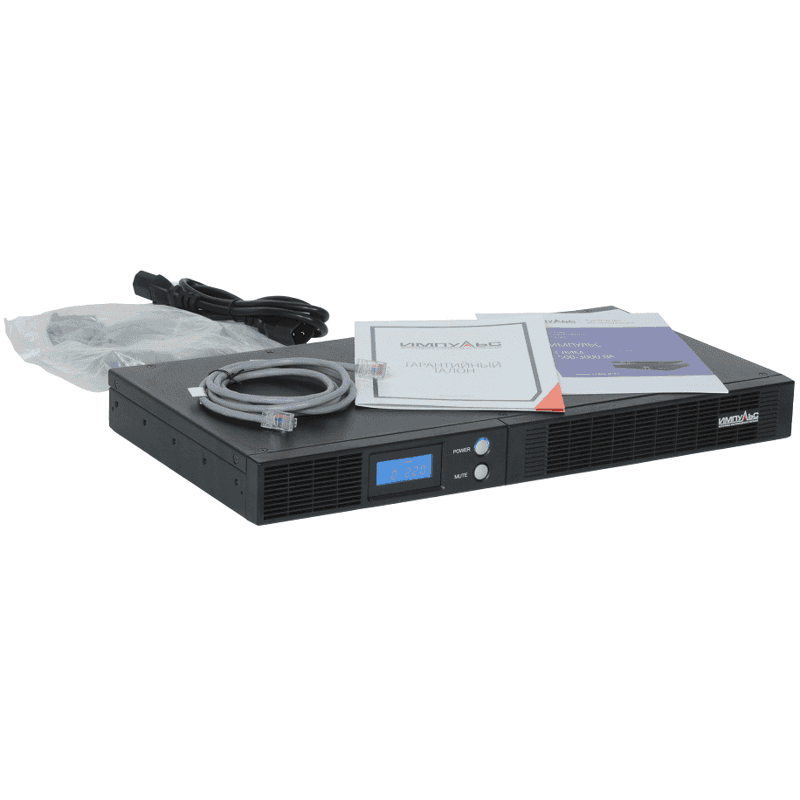 ИБП Импульс line-interactive SW rack SL50101, 500 ВА, 300 Вт, IEC C14, фото 9