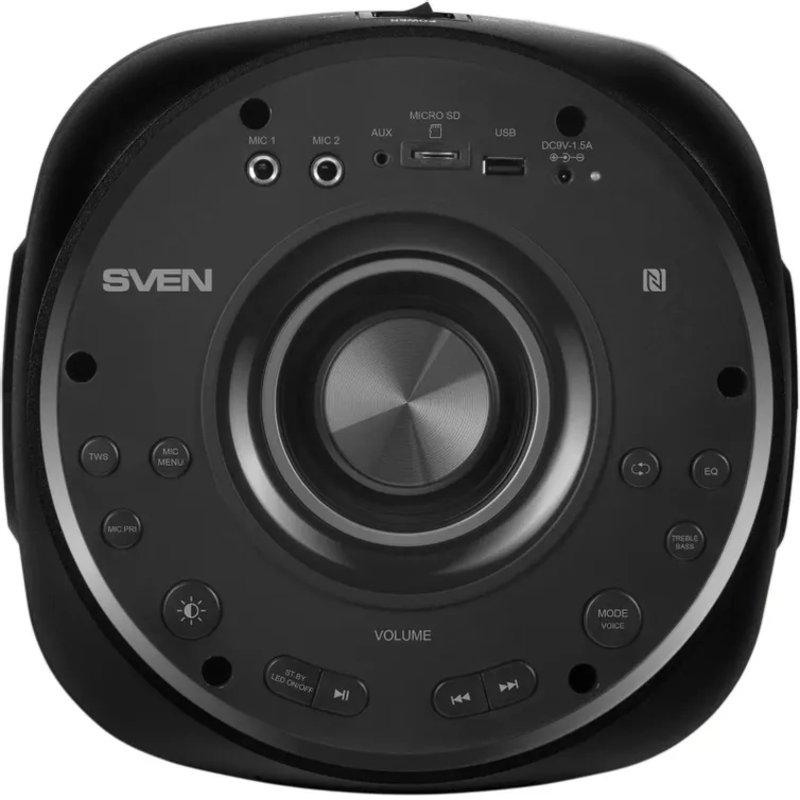Акустическая система Sven PS-770, 100 Вт, Bluetooth, TWS, FM-радио, караоке, аккумулятор 4400 мА·ч, фото 5