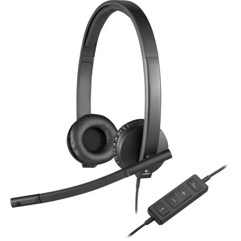 Гарнитура Logitech Headset H570E USB Stereo OEM (Logitech 981-000575), фото 2