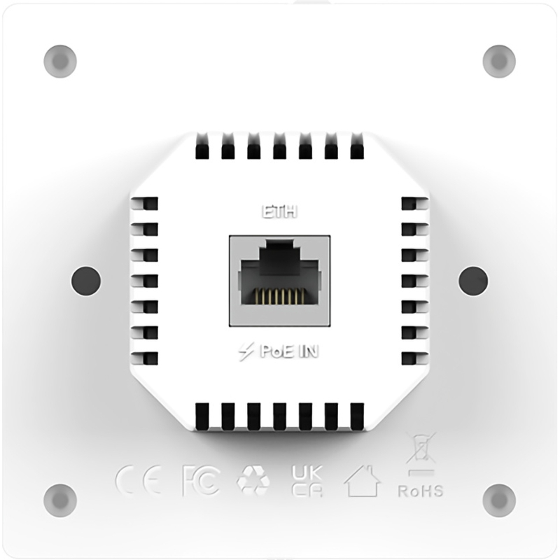 Настенная точка доступа Cudy AP1300E Wall, AC1200, 2 порта 1 Гбит/с, PoE 802.3af, Cudy Mesh, фото 3