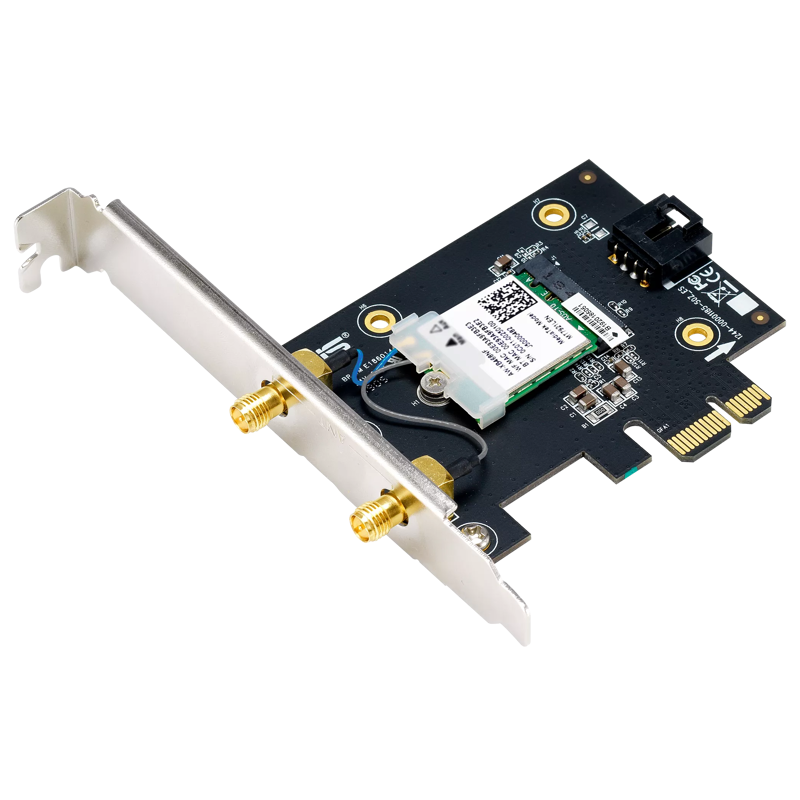 Wi-Fi адаптер ASUS PCE-BE6500 PCI Express, Wi-Fi 7, 2,4/5/6 ГГц, Bluetooth 5.4, фото 3