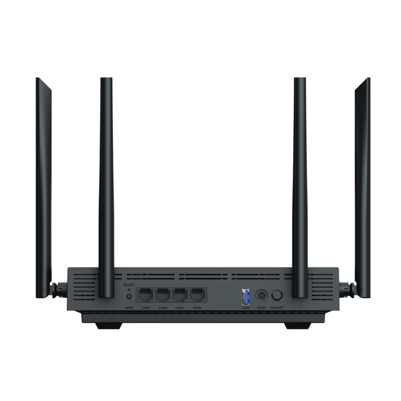 Wi-Fi роутер Netis NX32U AX3000, Wi-Fi 6, 3 порта LAN 1 Гбит/с, USB 3.0, порт FXS, фото 4