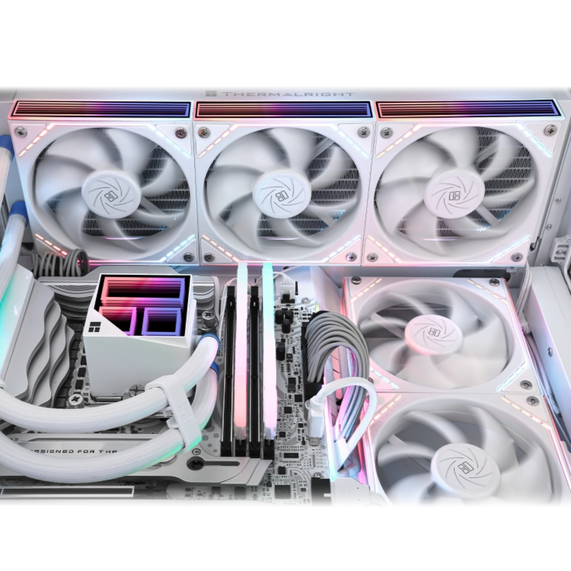 Система жидкостного охлаждения Thermalright Frozen Infinity 360, вентилятор 120 мм, белый, фото 6