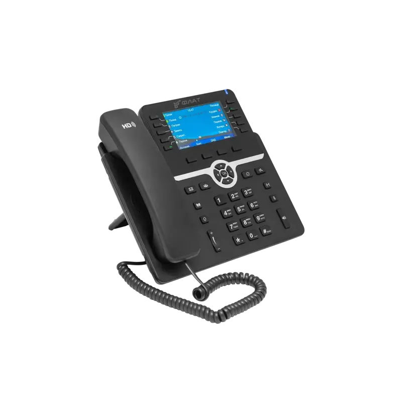 ЖК-дисплей, ТОРП ФЛАТ-ПРО - Российское VOIP оборудование. Flat-Phone B10: 20 SIP-аккаунтов, фото 4