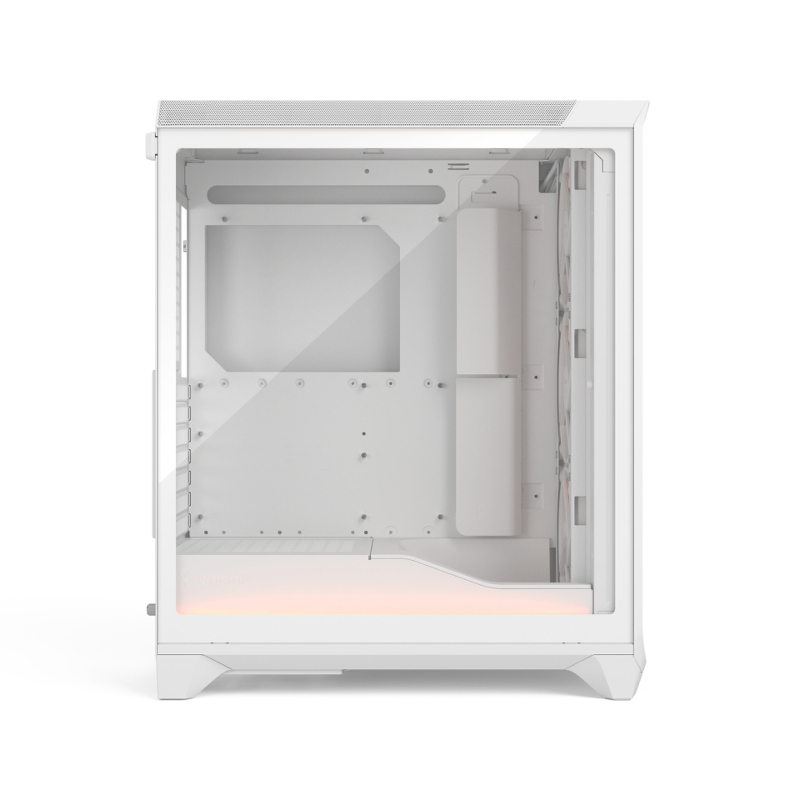 Корпус ПК без блока Case Fractal Design Meshify 3 Ambience Pro RGB TG Light Tint, Full-Tower, 3x140mm ARGB, 2xUSB-A 3.2 + 1xUSB 3.2 Type-C, E-ATX, ATX, mATX, mITX, White, фото 7
