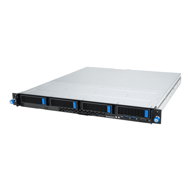 Серверная платформа ASUS RS300-E12-PS4, 1U, 1x LGA1700, 4x DDR5 4400, 4 x 3.5" hsb SATA/SAS*, 1x PCIe x16*, 1 x PCIe x8, 1x PCIe x4 Proprietary R (ASUS 90SF03A1-M00060), фото 8