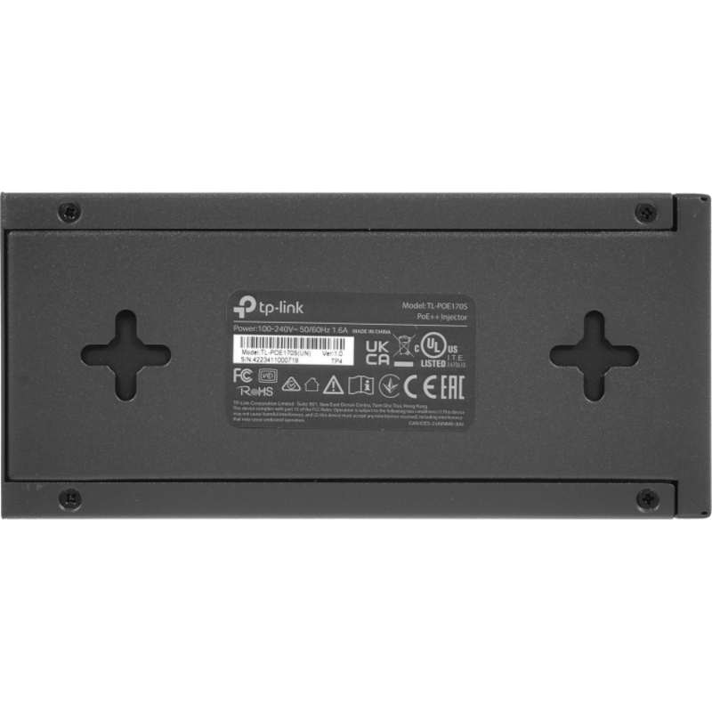 Инжектор PoE++ TP-Link POE170S, 1 порт 1 Гбит/с, до 60 Вт, 802.3bt, фото 4