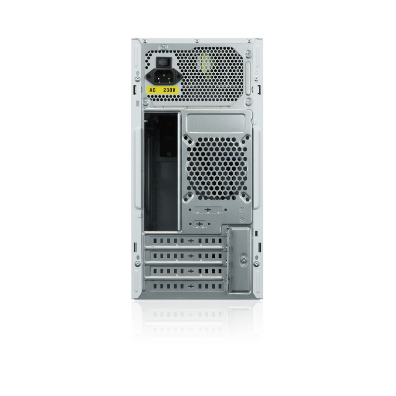 Корпус для ПК Foxline FL-719W-FZ450R-U31, Mini Tower, с БП 450 Вт, белый, под mATX, Mini-ITX, материал сталь, фото 3