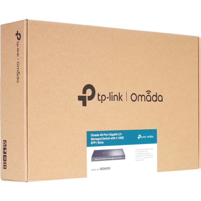 Коммутатор TP-Link JetStream SG3452X управляемый L2+, 48 портов 1 Гбит/с, 4 слота SFP+ 10 Гбит/с, фото 7