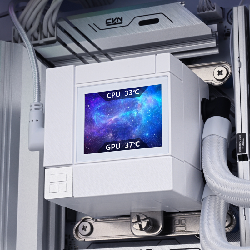 Система жидкостного охлаждения Thermalright Core Matrix 240 Vision, вентилятор 120 мм, белый, фото 8