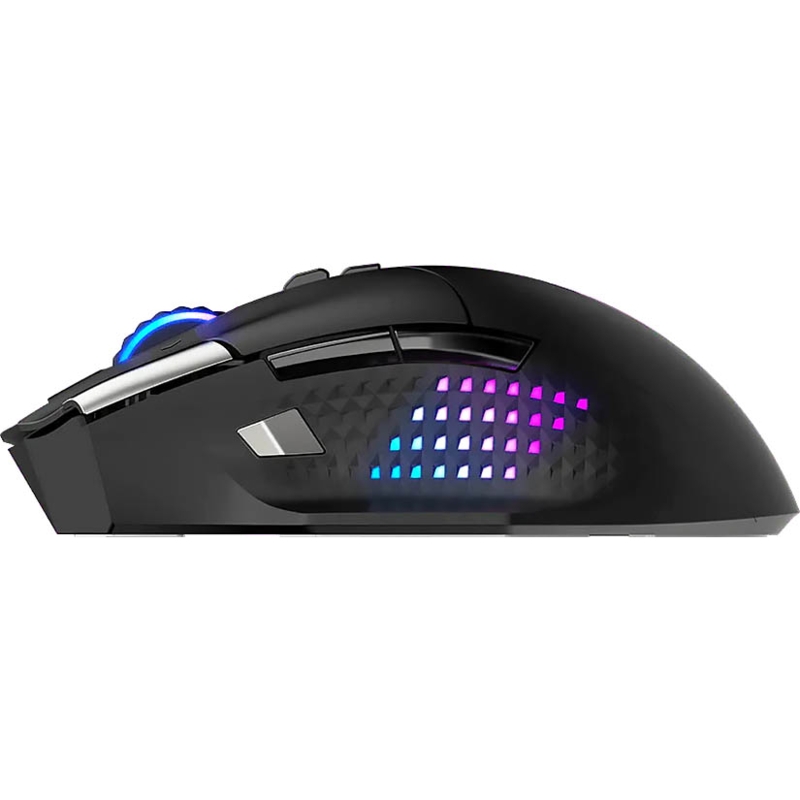 Мышь MSI VERSA PRO W, USB-A, Bluetooth, радиоканал, 26000 dpi, чёрный, подсветка, фото 4
