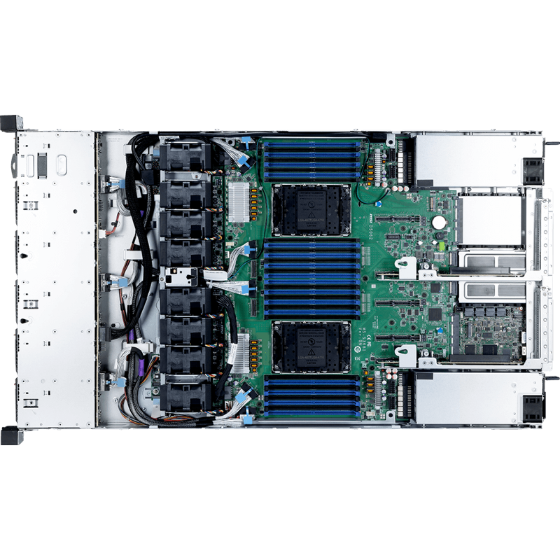 Серверная платформа MSI S5062X170RAU12, 1U, 2x Intel Xeon 6 LGA4710 350W, 32x DDR5, 12x 2.5 u.2 NVME hsb + 2x E1.S NVME hsb (MSI 939-S369-003), фото 6
